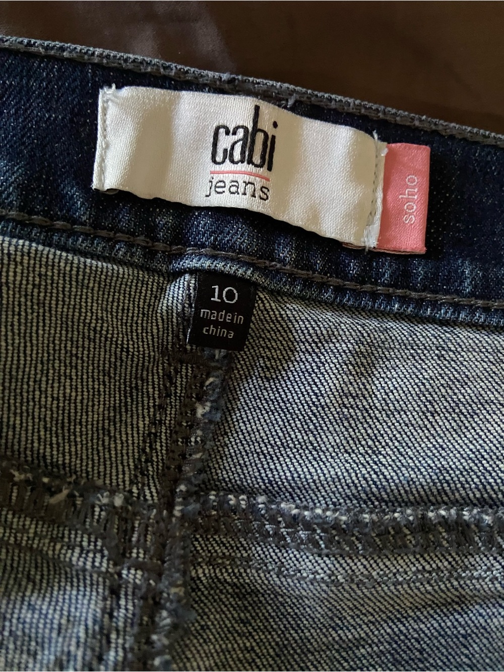 CAbi Dark Blue Wide Leg Jeans